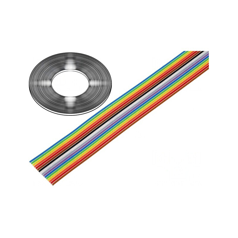 Cablu bandă 1,27mm 16x28AWG neecranat PVC | Electronic-mag.ro | Componente Electronice