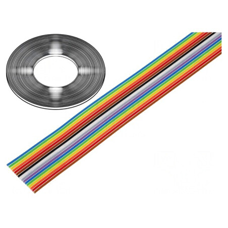 Cablu bandă 1,27mm 16x28AWG neecranat PVC | Electronic-mag.ro | Componente Electronice