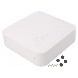 Carcasă ABS Albă IP40 175x175x50mm | Electronic-mag.ro | Componente Electronice