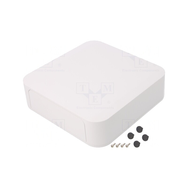 Carcasă ABS Albă IP40 175x175x50mm | Electronic-mag.ro | Componente Electronice