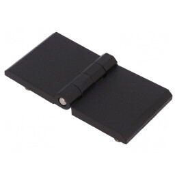Balama aluminiu zinc neagră 120x60 mm | Electronic-mag.ro | Componente Electronice