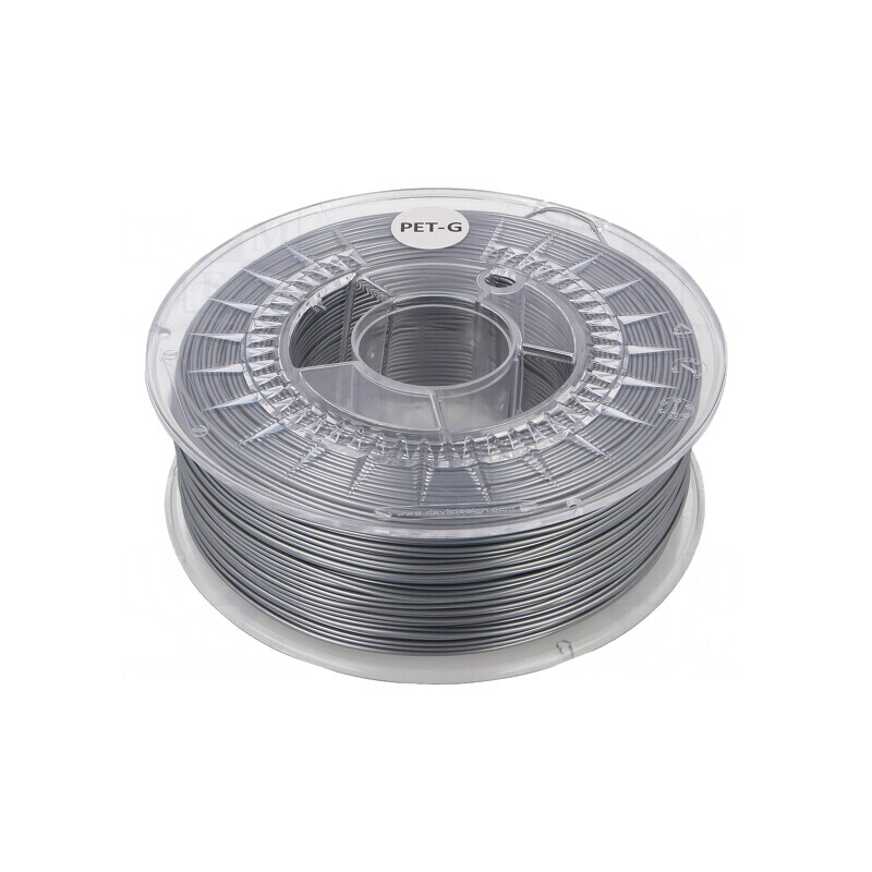 Filament PET-G 1.75mm Argintiu 1kg | Electronic-mag.ro | Componente Electronice