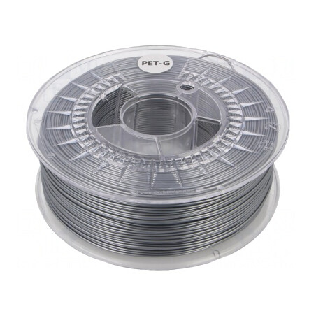 Filament PET-G 1.75mm Argintiu 1kg | Electronic-mag.ro | Componente Electronice
