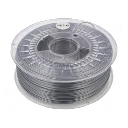 Filament PET-G 1.75mm Argintiu 1kg | Electronic-mag.ro | Componente Electronice