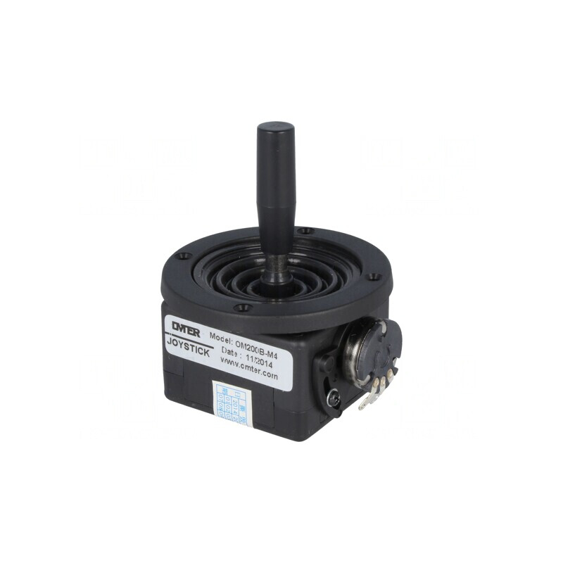 Joystick Biaxial 0-10kΩ 10kΩ 10-80°C OM200B-M4 | Electronic-mag.ro | Componente Electronice