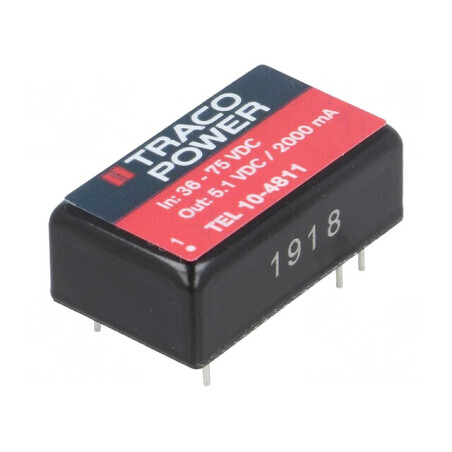 Convertor DC/DC 10W 36-75V la 5.1V 2000mA | Electronic-mag.ro | Componente Electronice