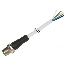 Cablu de conectare M12 8 pini 3m 30VAC 2A