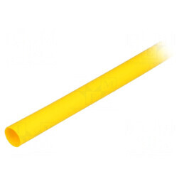 Manşon termocontractabil galben 6,35mm 1,2m | Electronic-mag.ro | Componente Electronice