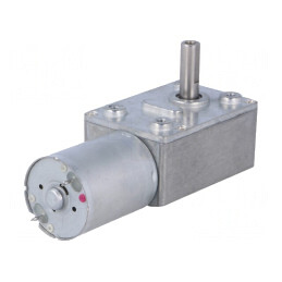 Motor: DC | cu angrenaj melcat | 3÷9VDC | 1,7A | Ax: crestătură D | 6mm | FIT0489-B