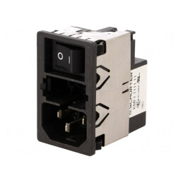 Conector de Alimentare AC 1A 250V IEC 60320 KMF | Electronic-mag.ro | Componente Electronice