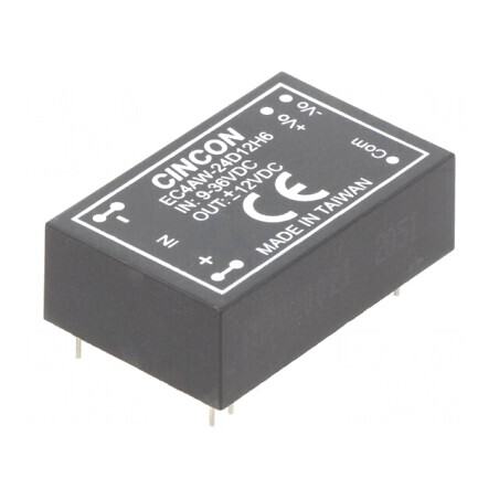 Convertor DC/DC 12V și -12V 5/6W 9-36V | Electronic-mag.ro | Componente Electronice