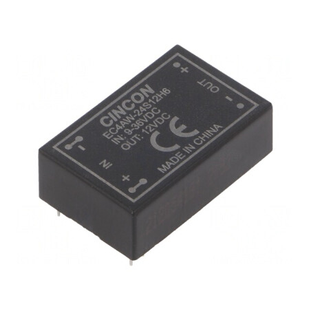 Convertor DC/DC 12V 500mA DIP24 | Electronic-mag.ro | Componente Electronice
