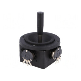 Joystick | 0÷5kΩ±5%,biaxial | Poz.i stab: 1 | 5kΩ | -10÷80°C | ±5% | OM200A-M2