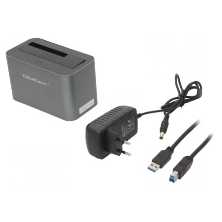 Stație de andocare USB 3.0 argintie | Electronic-mag.ro | Componente Electronice