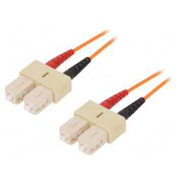 Patch cord fibră OM1 SC/UPC 2m LSZH | Electronic-mag.ro | Componente Electronice
