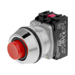 Comutator apăsare 30mm 1 NC NO | Electronic-mag.ro | Componente Electronice