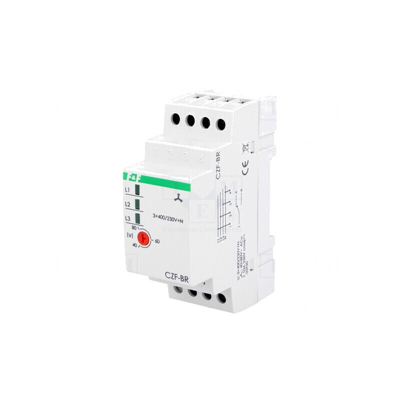 Releu Monitorizare Tensiune pentru Șină DIN SPDT | Electronic-mag.ro | Componente Electronice