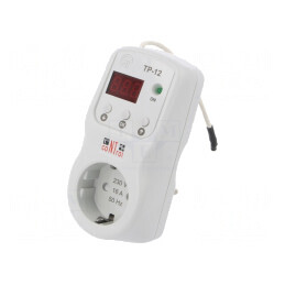 Regulator Digital de Temperatură -10÷45°C 220÷230VAC SCHUKO | Electronic-mag.ro | Componente Electronice