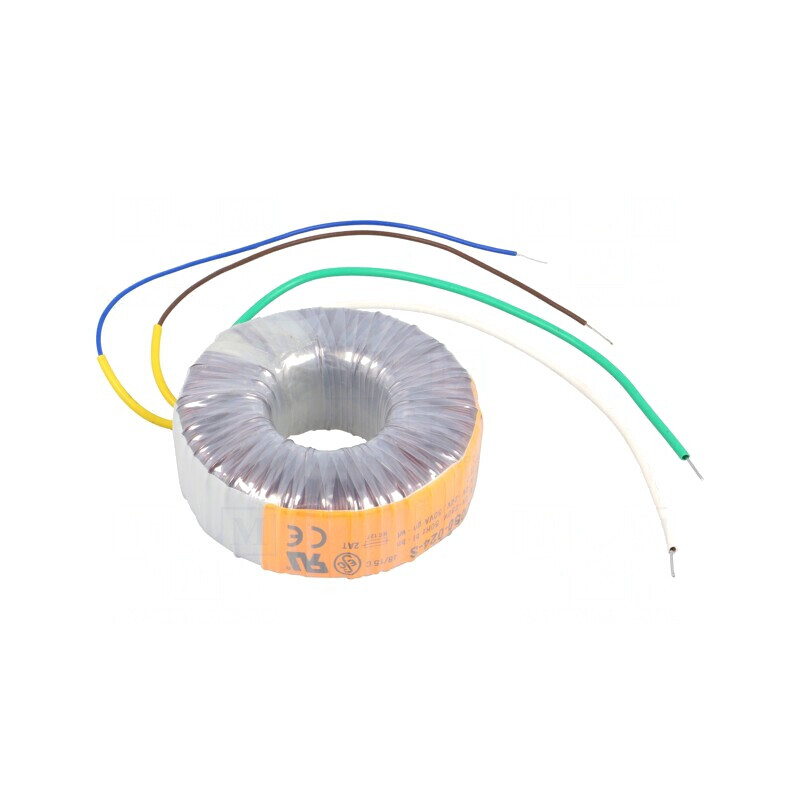 Transformator toroidal 50VA 230V 24V 2.08A cu cabluri | Electronic-mag.ro | Componente Electronice