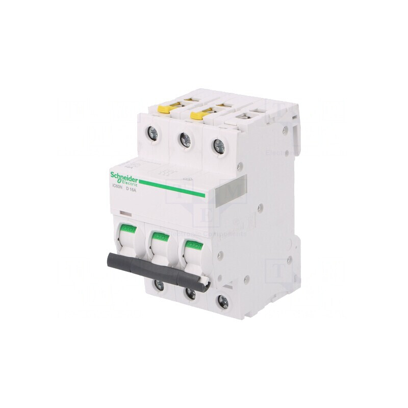 Întrerupător de supracurent 16A 3P 400V D | Electronic-mag.ro | Componente Electronice
