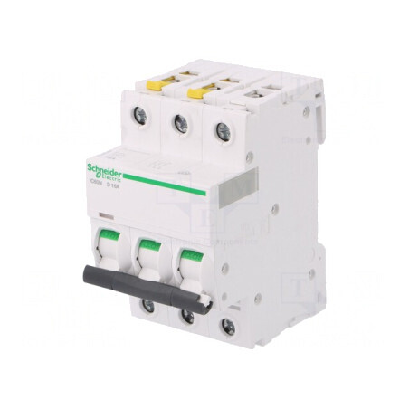 Întrerupător de supracurent 16A 3P 400V D | Electronic-mag.ro | Componente Electronice