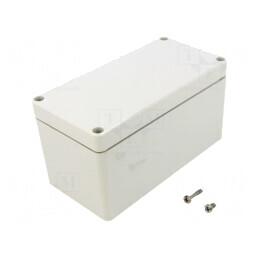 Carcasă universală gri 80x160x85mm IK08 PC | Electronic-mag.ro | Componente Electronice