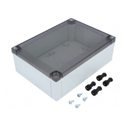 Carcasă Universală Policarbonat 130x180x60mm | Electronic-mag.ro | Componente Electronice