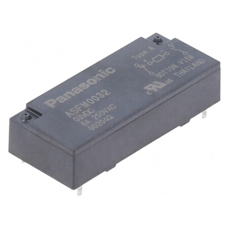 Releu Miniatură NC NO 3VDC 6A 4A 250VAC 30VDC | Electronic-mag.ro | Componente Electronice