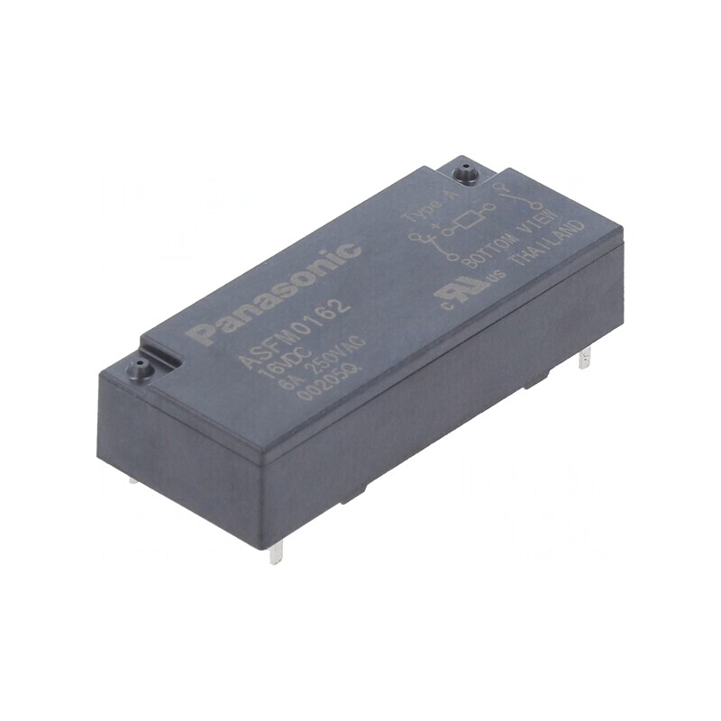 Releu Miniatură 16VDC 6A 4A/250VAC 4A/30VDC | Electronic-mag.ro | Componente Electronice