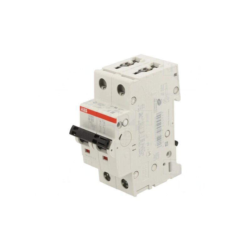 Întrerupător de Supracurent 50A 2P 6kA 230/400VAC | Electronic-mag.ro | Componente Electronice