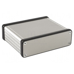 Carcasă Aluminiu Gri cu Panou 80x103x31 mm | Electronic-mag.ro | Componente Electronice