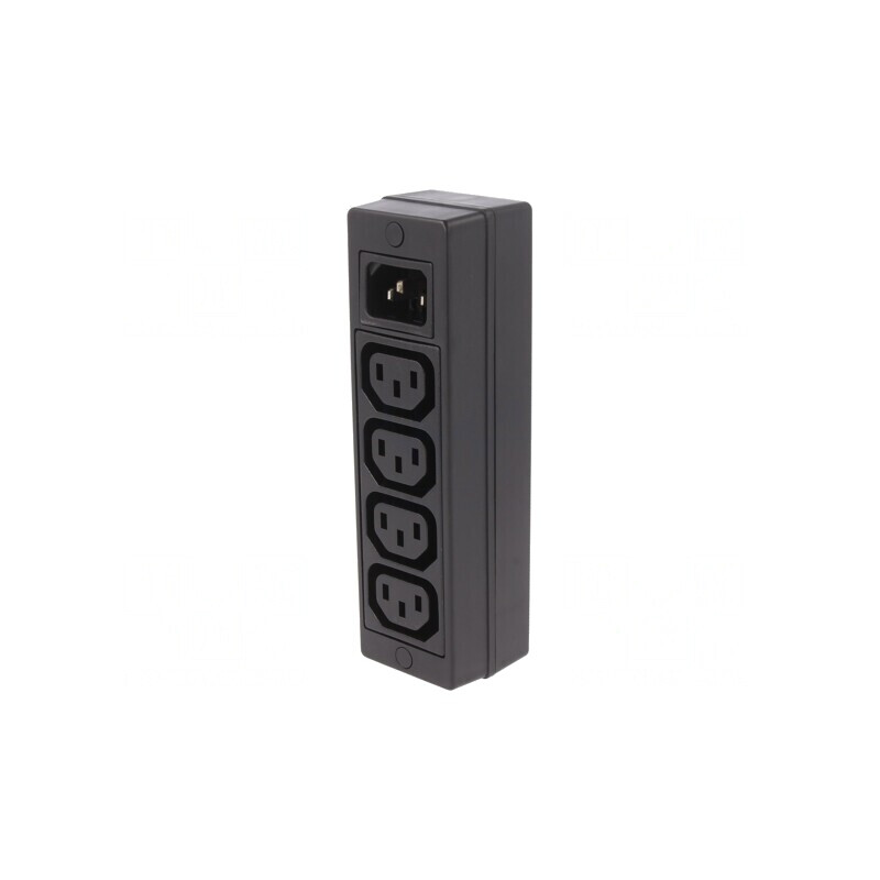 Conector alimentare AC splitter 10A 250V IEC 60320 | Electronic-mag.ro | Componente Electronice