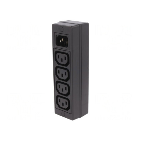 Conector alimentare AC splitter 10A 250V IEC 60320 | Electronic-mag.ro | Componente Electronice