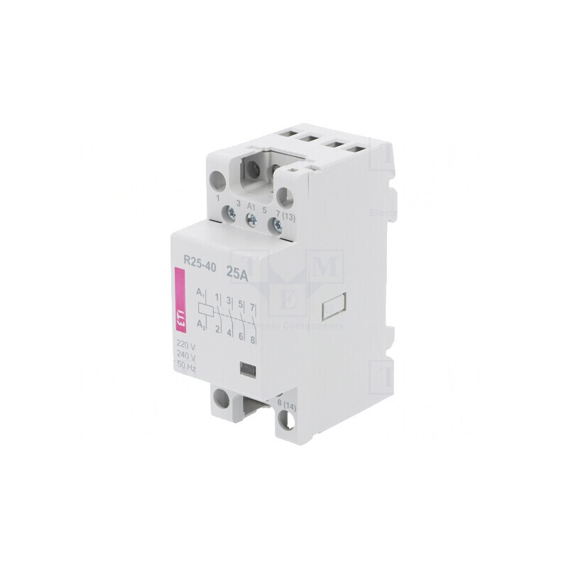 Contactor 4-poli 25A 230V NO | Electronic-mag.ro | Componente Electronice