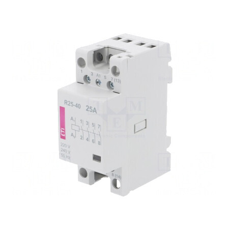 Contactor 4-poli 25A 230V NO | Electronic-mag.ro | Componente Electronice