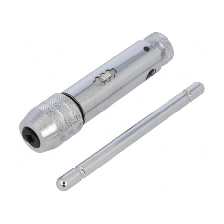 Mâner pentru burghie de filetat M3-M8 cu piedică | Electronic-mag.ro | Componente Electronice
