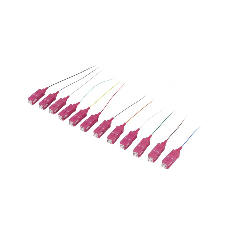 Dispozitiv Fibră Optică OM4 SC/UPC 2m LSZH 12buc | Electronic-mag.ro | Componente Electronice