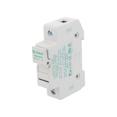 Clemă Siguranțe Cilindrice 10x38mm pentru Șină DIN 30A 1kV | Electronic-mag.ro | Componente Electronice