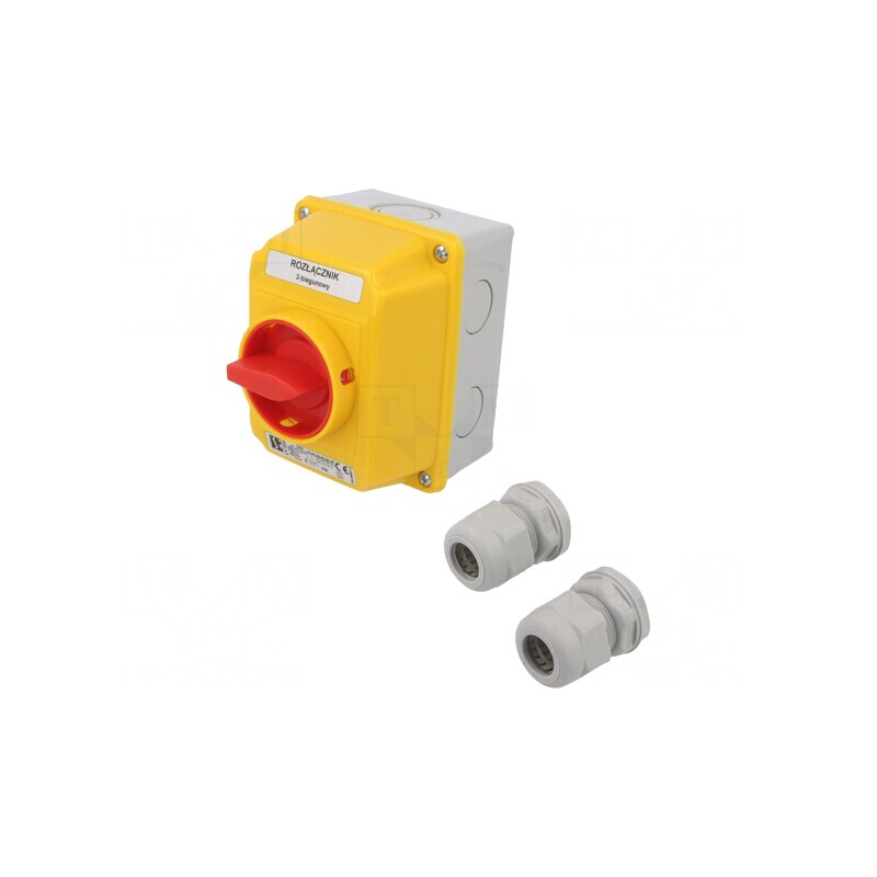 Comutator cu Came IP65 3 Poli 16A pentru Perete | Electronic-mag.ro | Componente Electronice