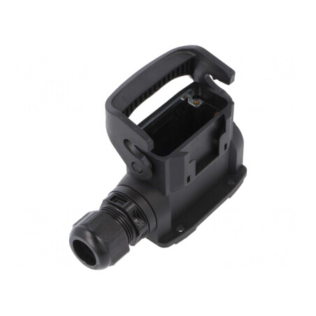 Carcasă pentru conectori HDC Han-Eco® A 10A drept | Electronic-mag.ro | Componente Electronice