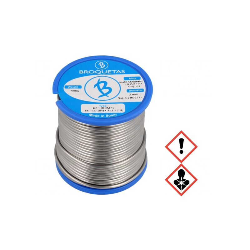 Sârmă de lipit cu plumb 2mm 0,5kg BROFIL | Electronic-mag.ro | Componente Electronice