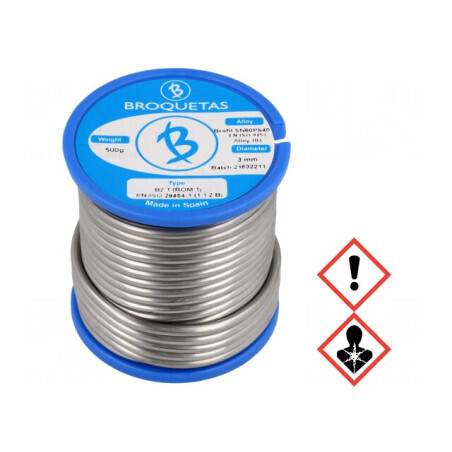 Sârmă de lipit cu plumb 3mm 0,5kg Sn60Pb40 | Electronic-mag.ro | Componente Electronice