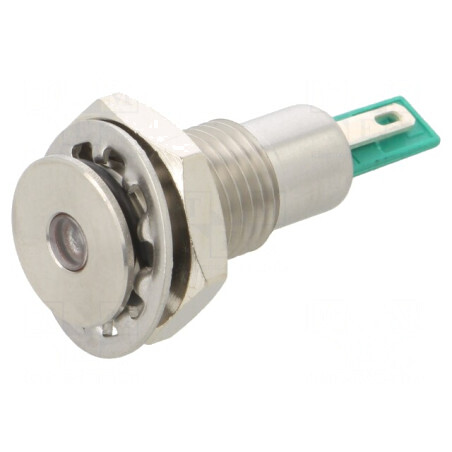 Comutator Anti-Vandalism Verde IP67 24V | Electronic-mag.ro | Componente Electronice