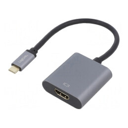 Adaptor HDCP HDMI 2.0 USB 3.2 cu Mufă Aurită USB C | Electronic-mag.ro | Componente Electronice