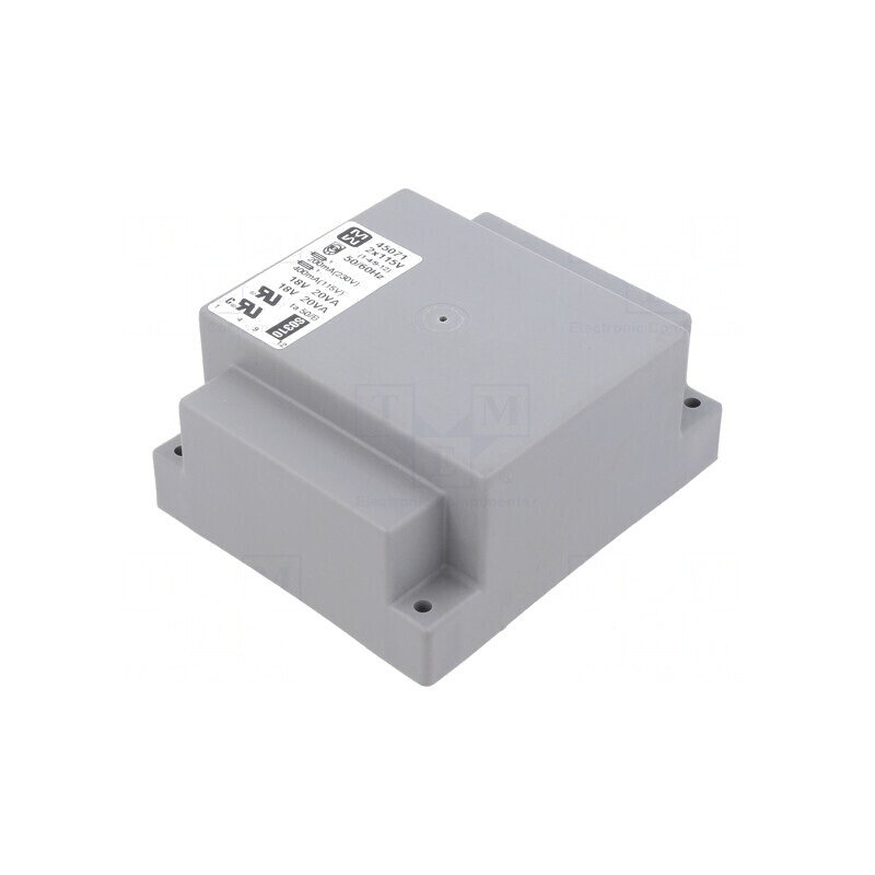 Transformator Încapsulat 40VA 115V/230V 18V 18V 1111mA | Electronic-mag.ro | Componente Electronice Transformator Încapsulat 40VA 115V/230V 18V 18V 1111mA | Electronic-mag.ro | Componente Electronice