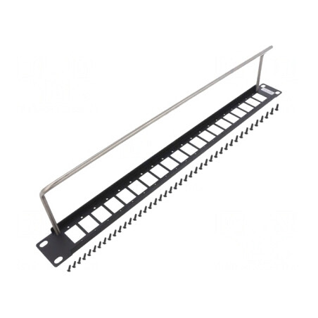 Adaptor Montare Patch Panel Slim Rack 29mm CP30162 | Electronic-mag.ro | Componente Electronice