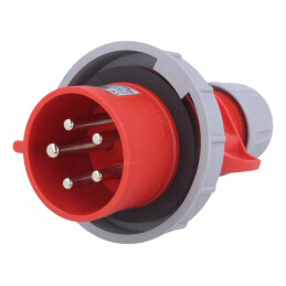 Conector Alimentare AC Trifazat 32A 400VAC IP67 | Electronic-mag.ro | Componente Electronice