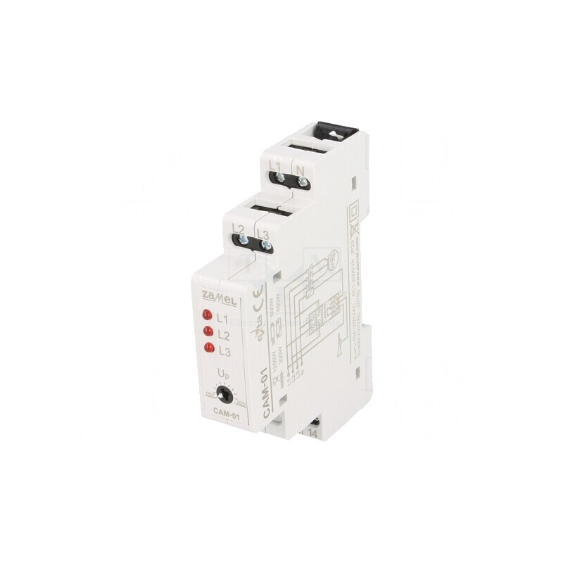 Releu Monitorizare Tensiune Șină DIN CAM-01 | Electronic-mag.ro | Componente Electronice