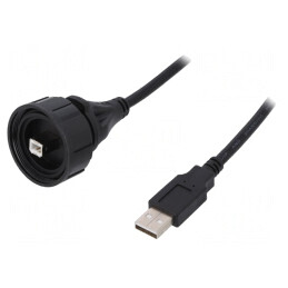 Cablu Adaptor USB A-B Etanș 5m | Electronic-mag.ro | Componente Electronice
