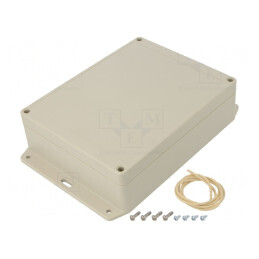 Carcasă Universală cu Lame de Fixare 146x186x55mm | Electronic-mag.ro | Componente Electronice